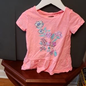 Girl's flower t-shirt